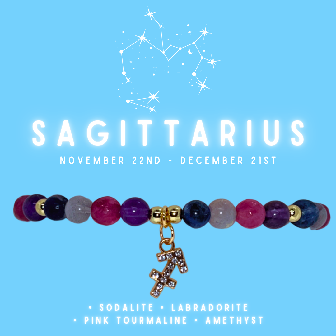 Zodiac Crystal Bracelet (Gold)