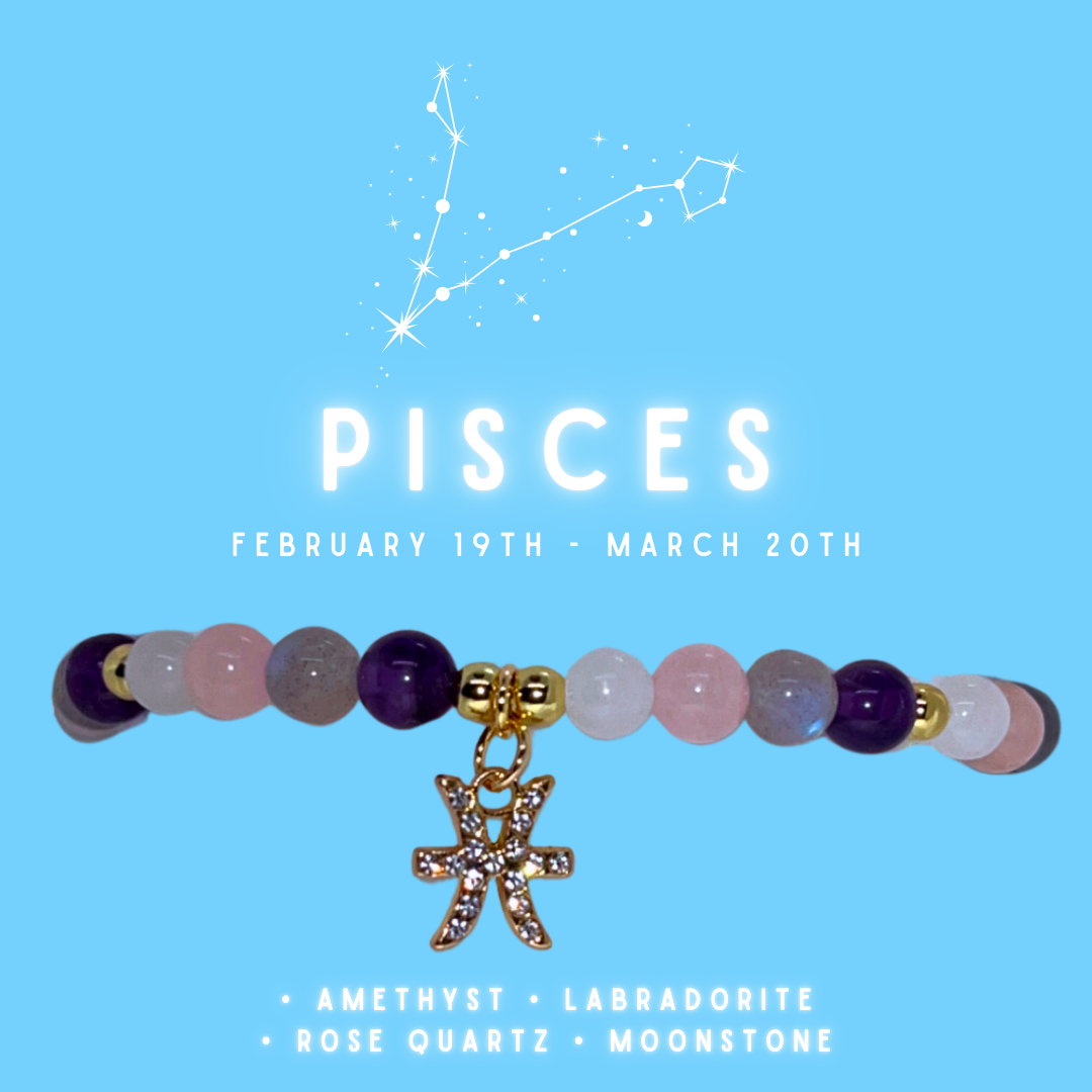 Zodiac Crystal Bracelet (Gold)