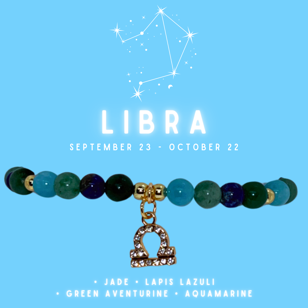 Zodiac Crystal Bracelet (Gold)
