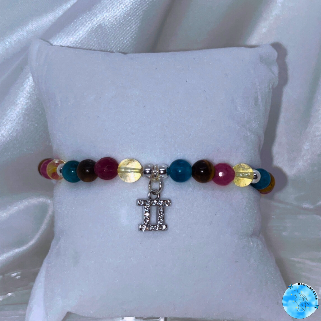 Zodiac Crystal Bracelet (Silver)