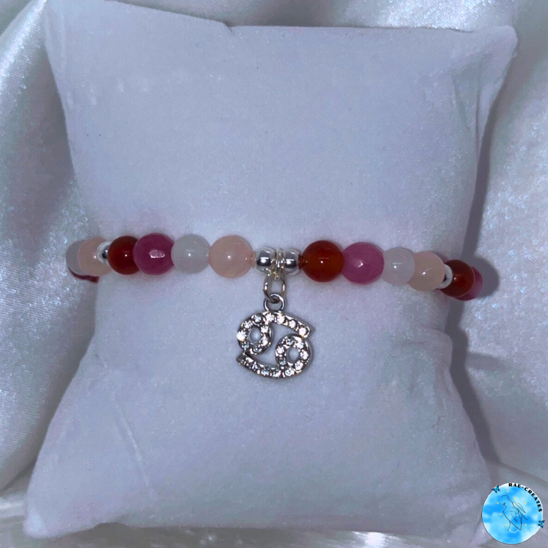 Zodiac Crystal Bracelet (Silver)