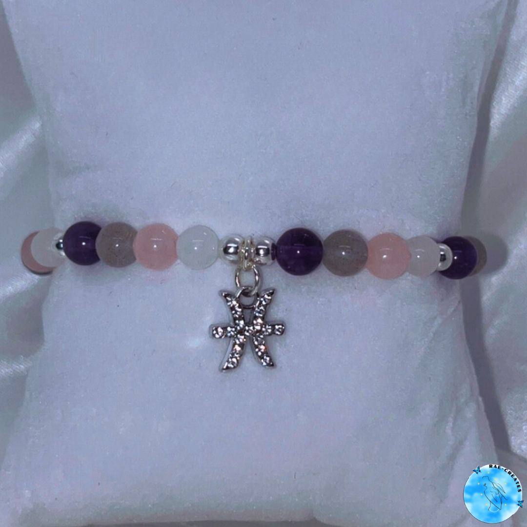 Zodiac Crystal Bracelet (Silver)