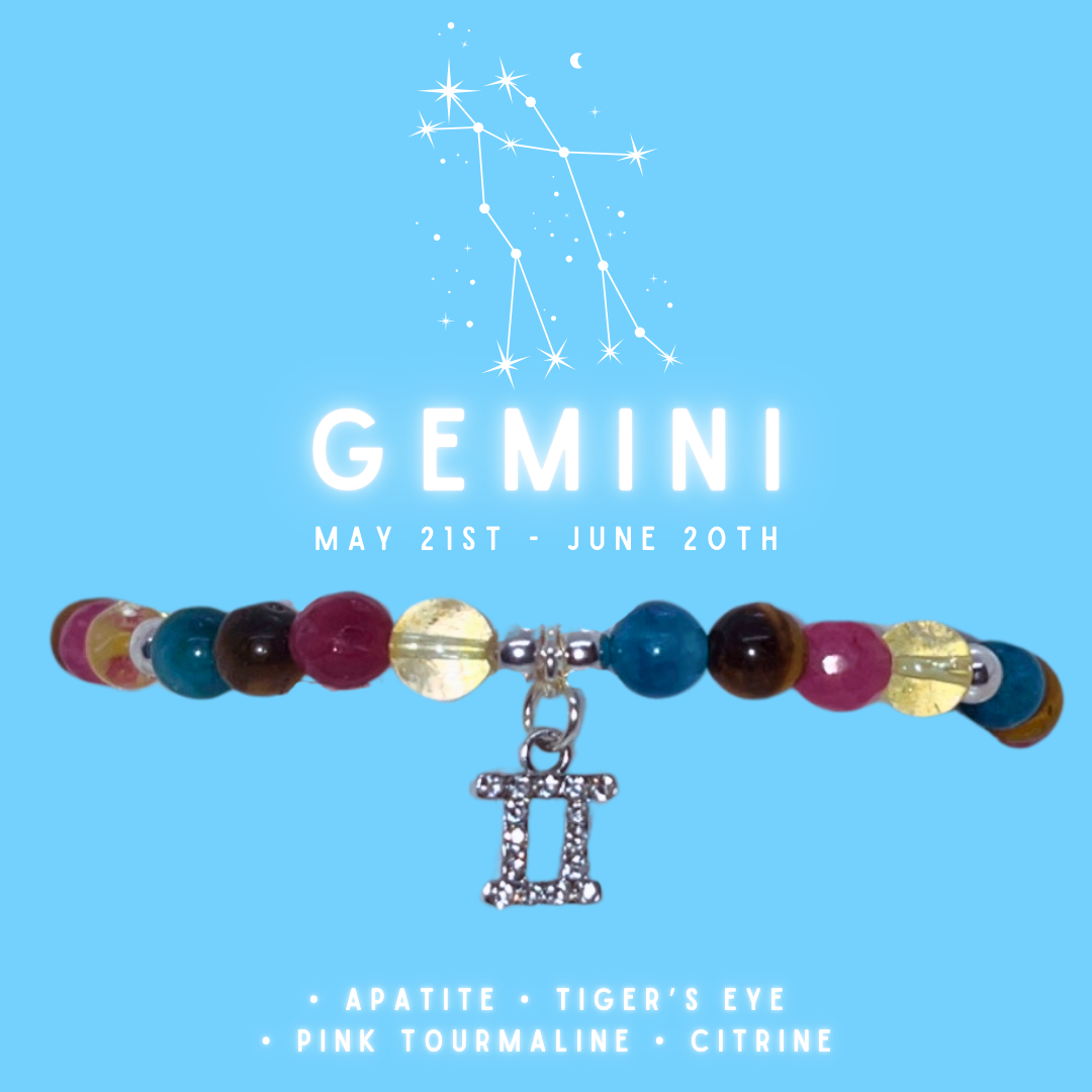 Zodiac Crystal Bracelet (Silver)
