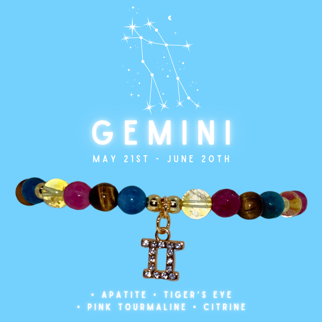 Zodiac Crystal Bracelet (Gold)