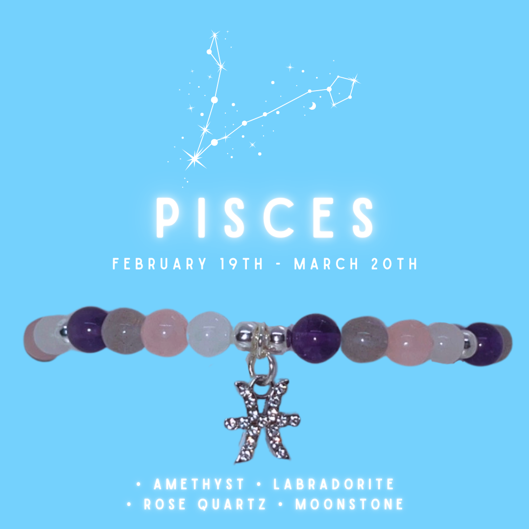 Zodiac Crystal Bracelet (Silver)