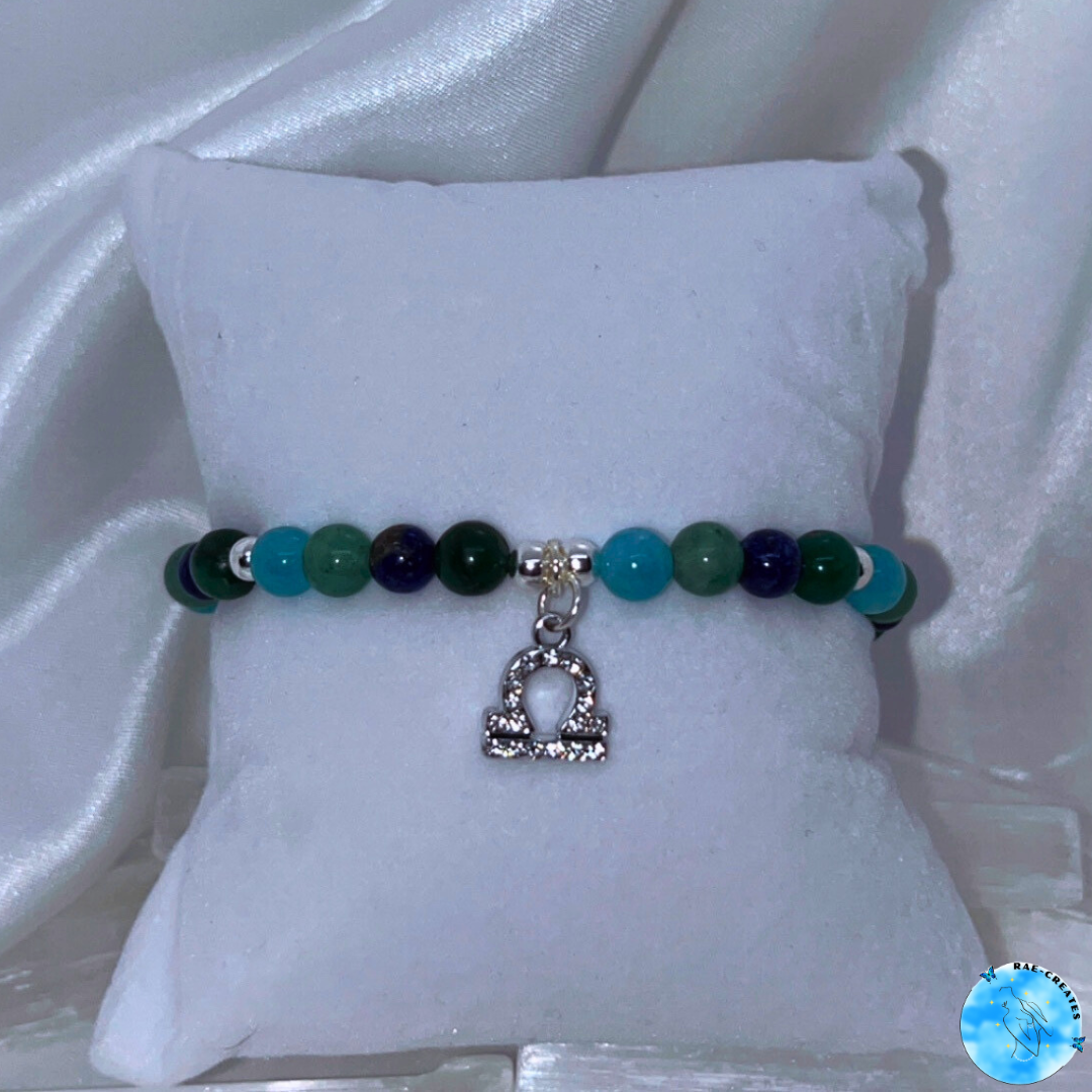 Zodiac Crystal Bracelet (Silver)