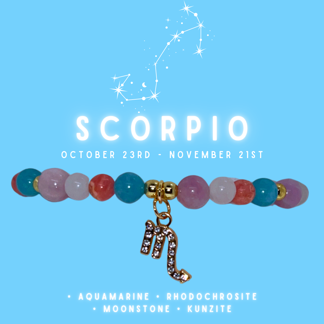 Zodiac Crystal Bracelet (Gold)