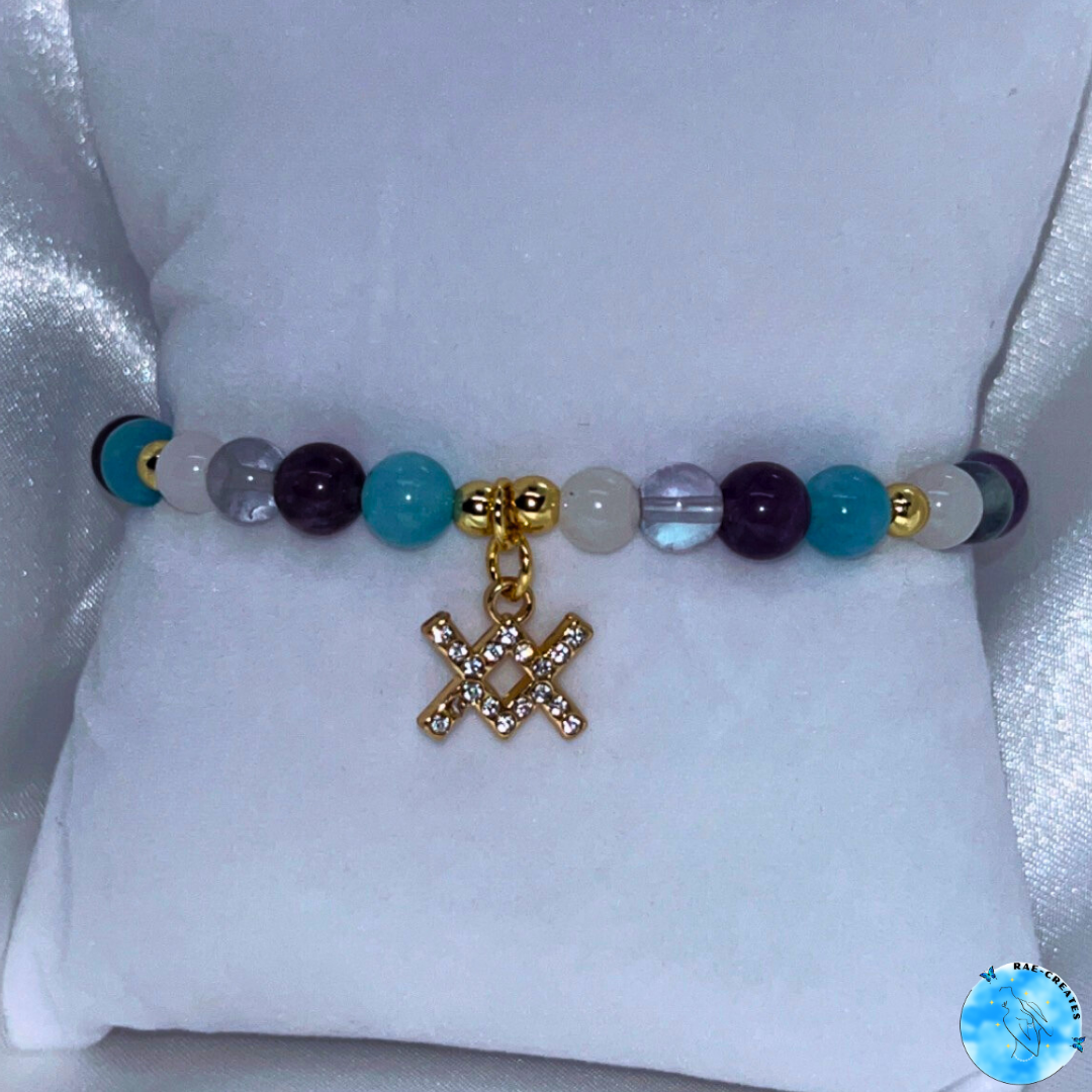 Zodiac Crystal Bracelet (Gold)