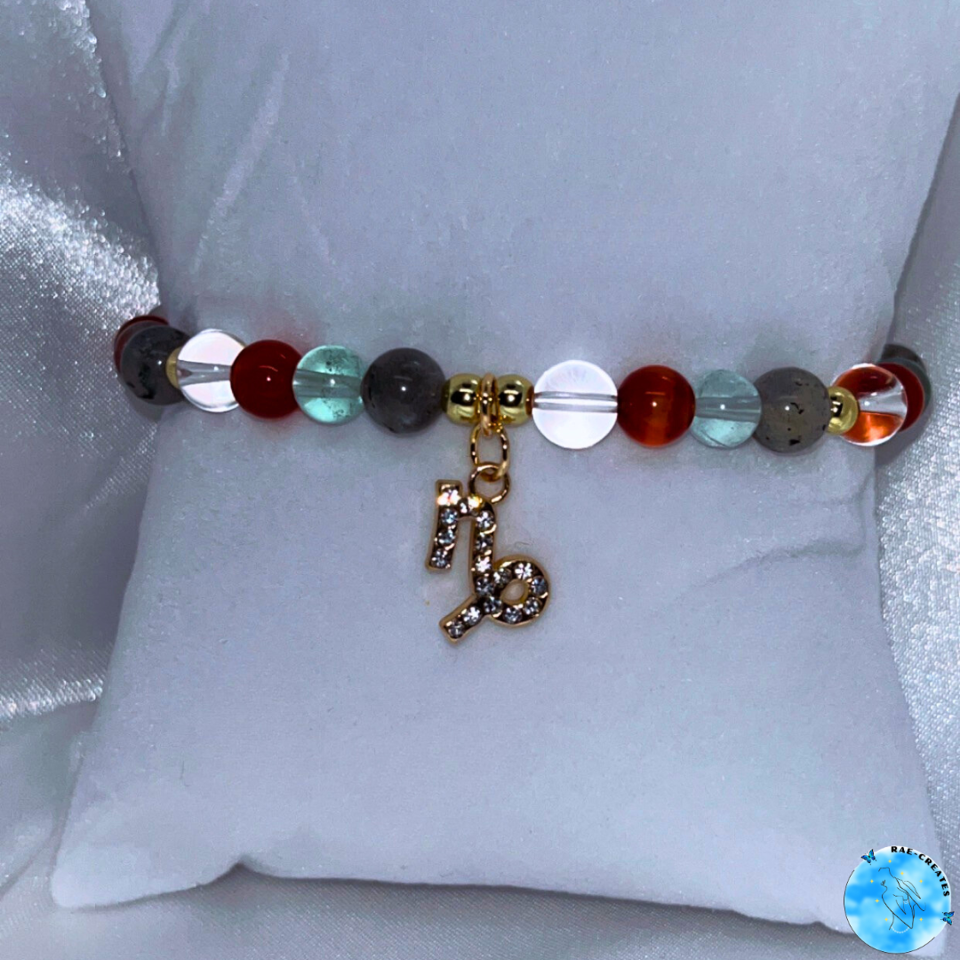 Zodiac Crystal Bracelet (Gold)