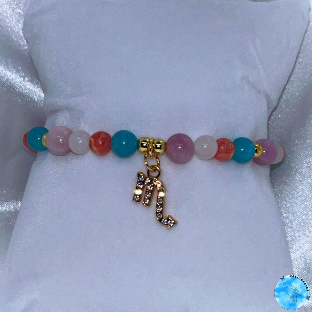 Zodiac Crystal Bracelet (Gold)