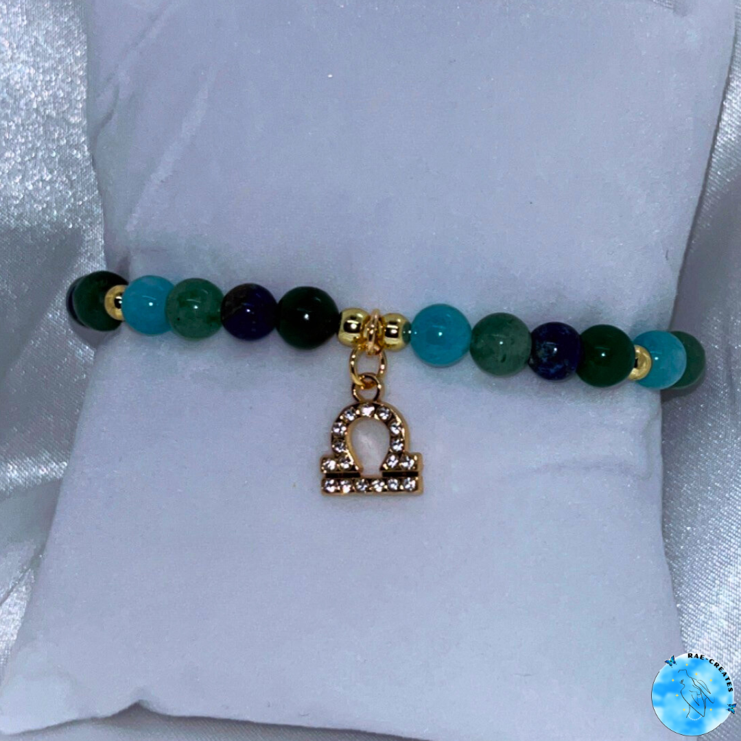 Zodiac Crystal Bracelet (Gold)