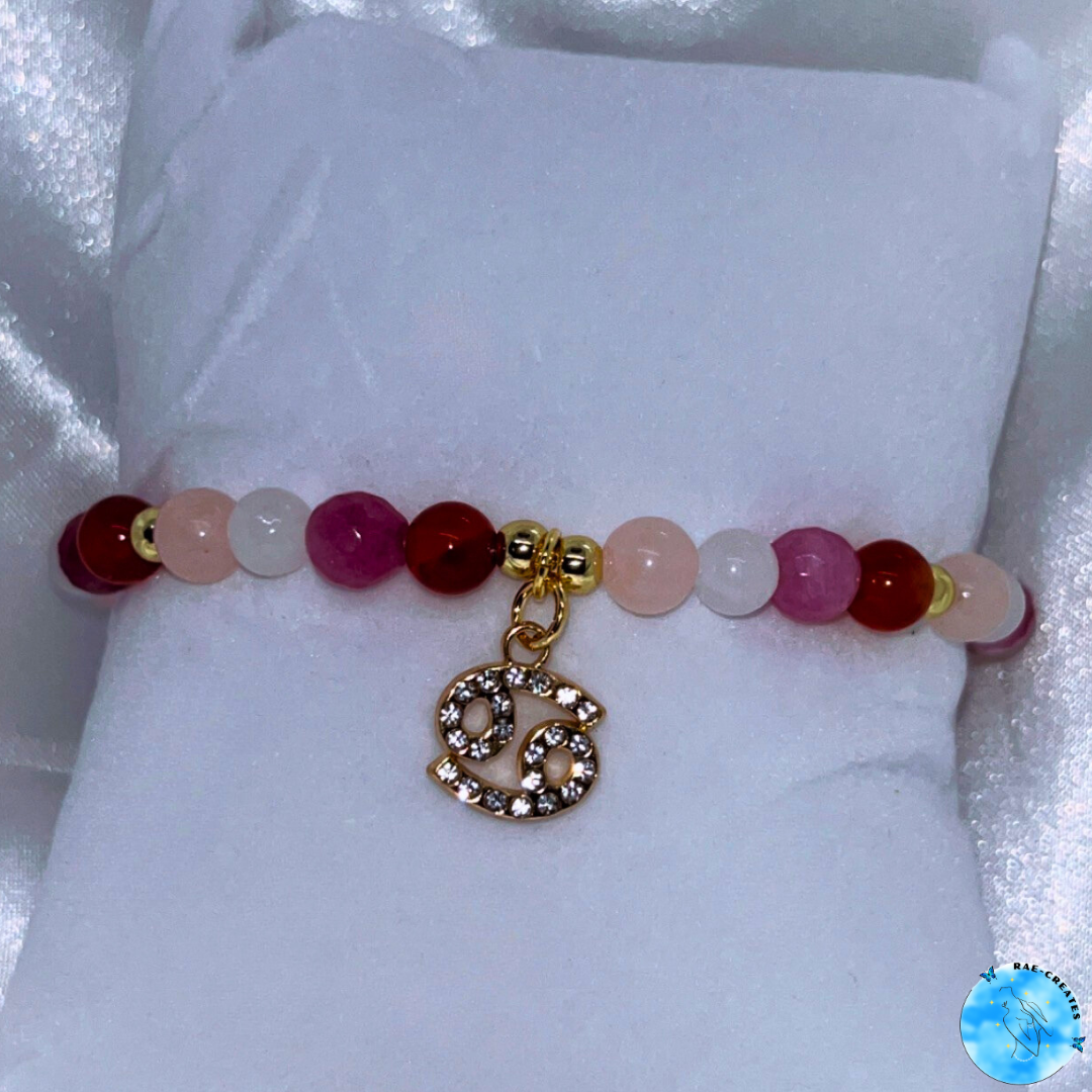 Zodiac Crystal Bracelet (Gold)