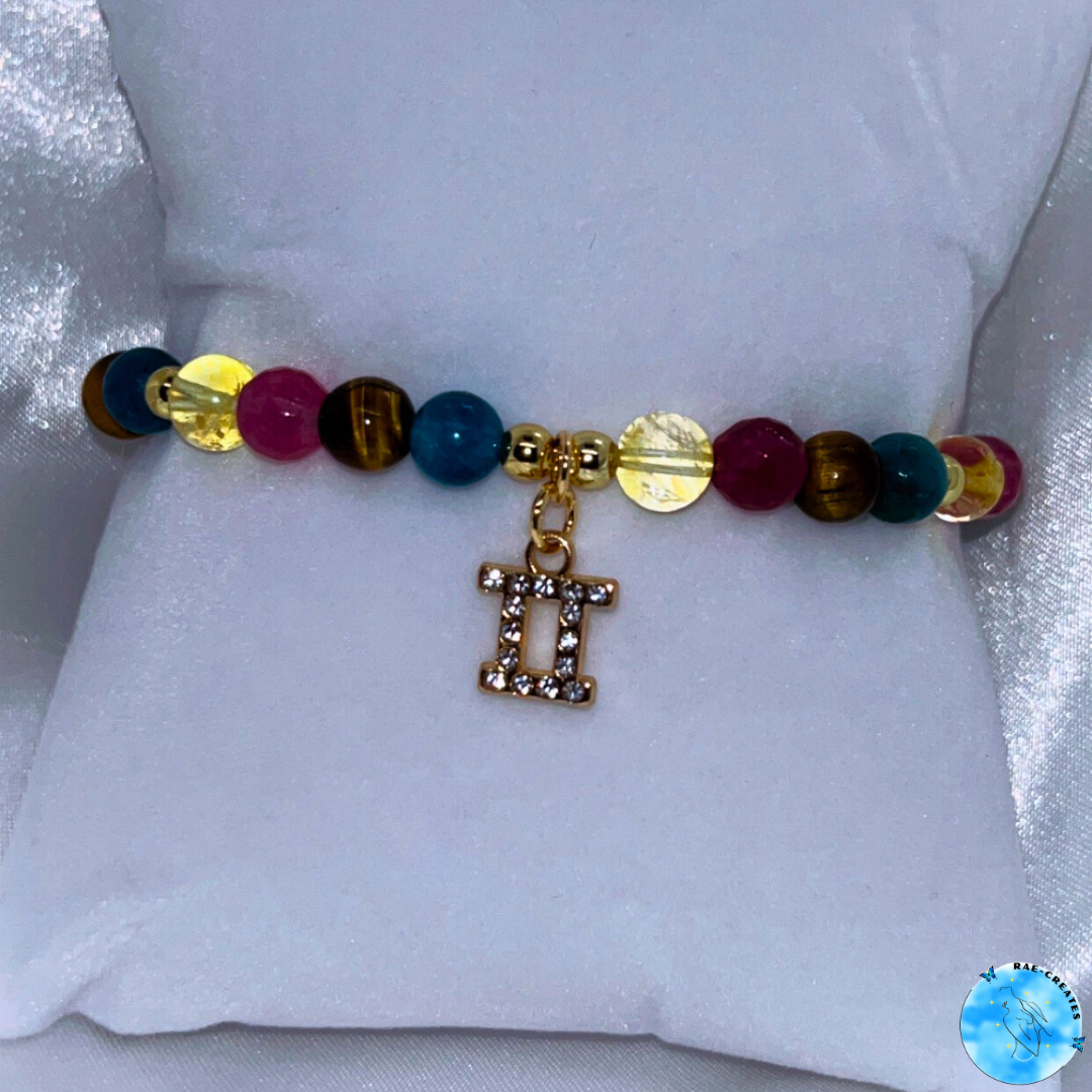 Zodiac Crystal Bracelet (Gold)