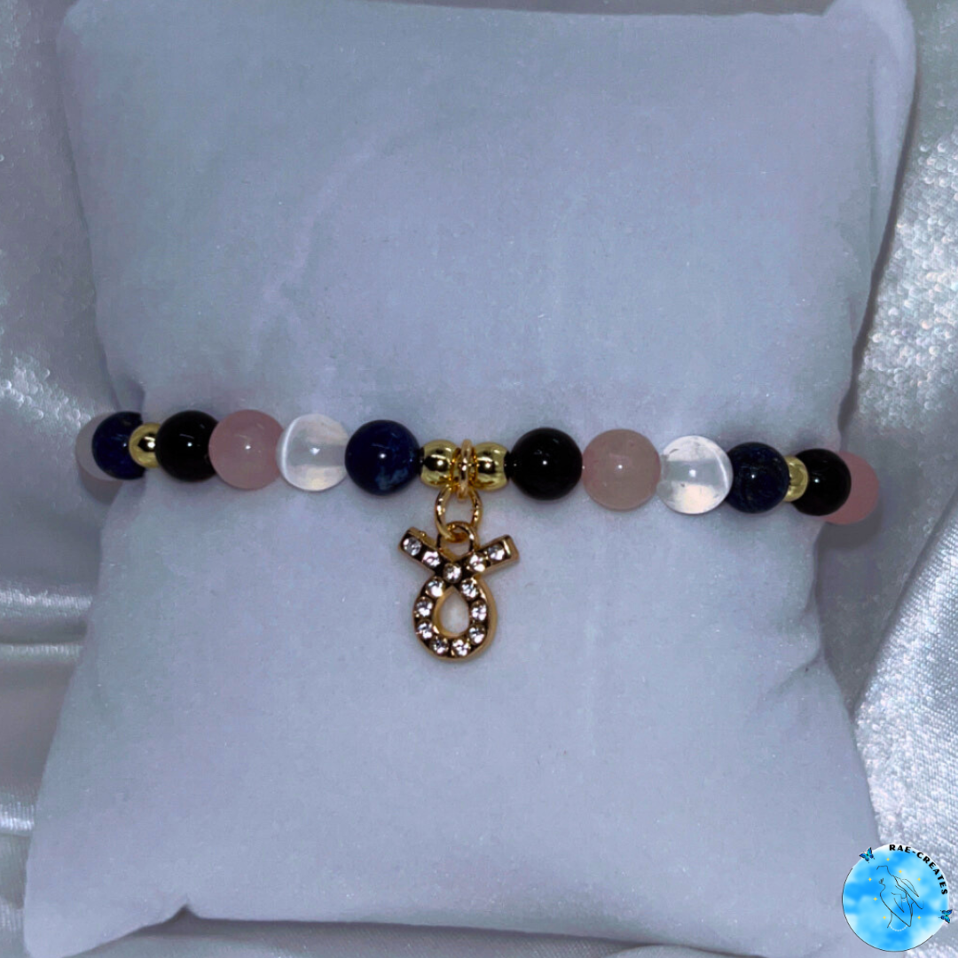 Zodiac Crystal Bracelet (Gold)