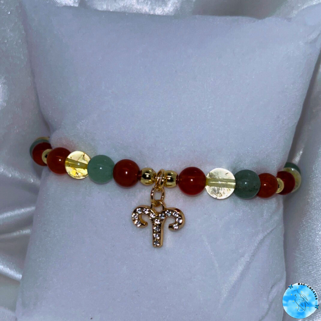 Zodiac Crystal Bracelet (Gold)