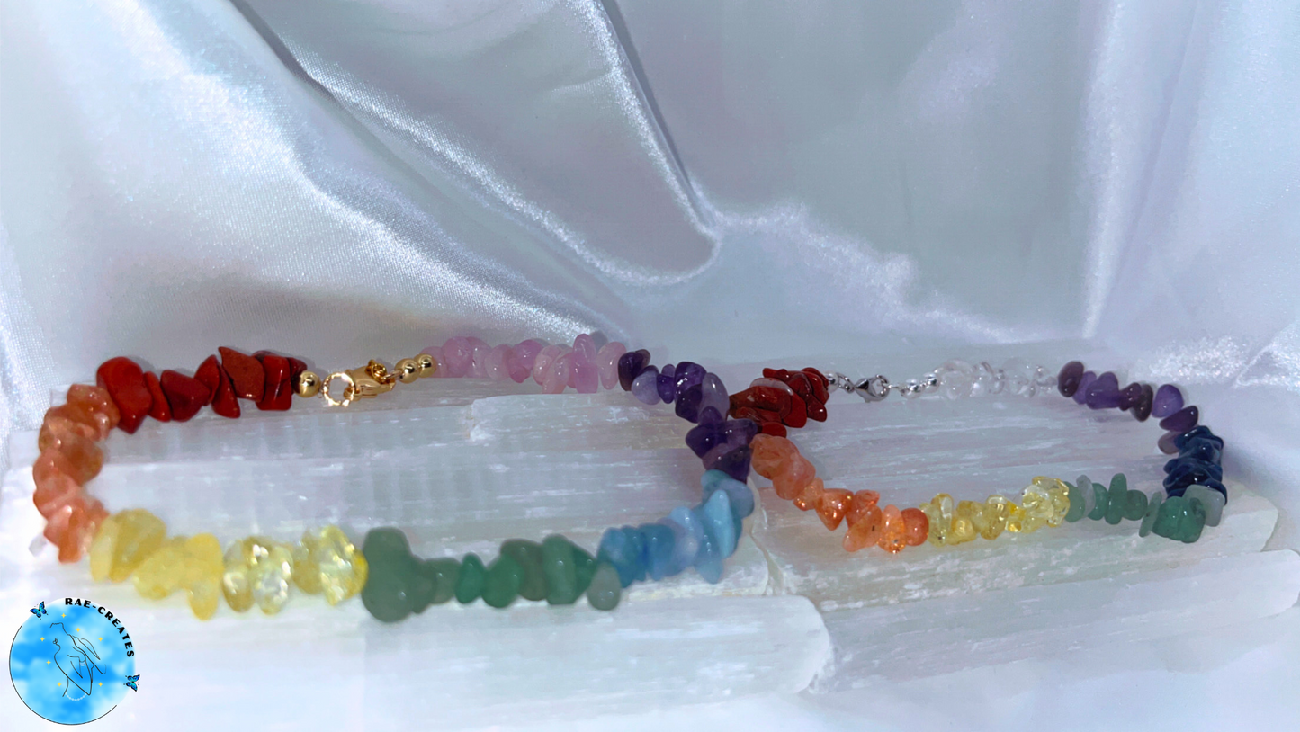 Chakra Crystal Anklet