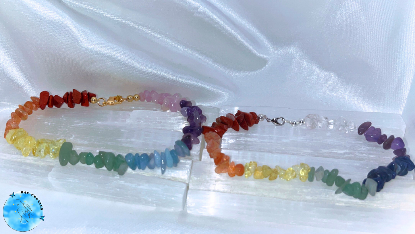Chakra Crystal Anklet