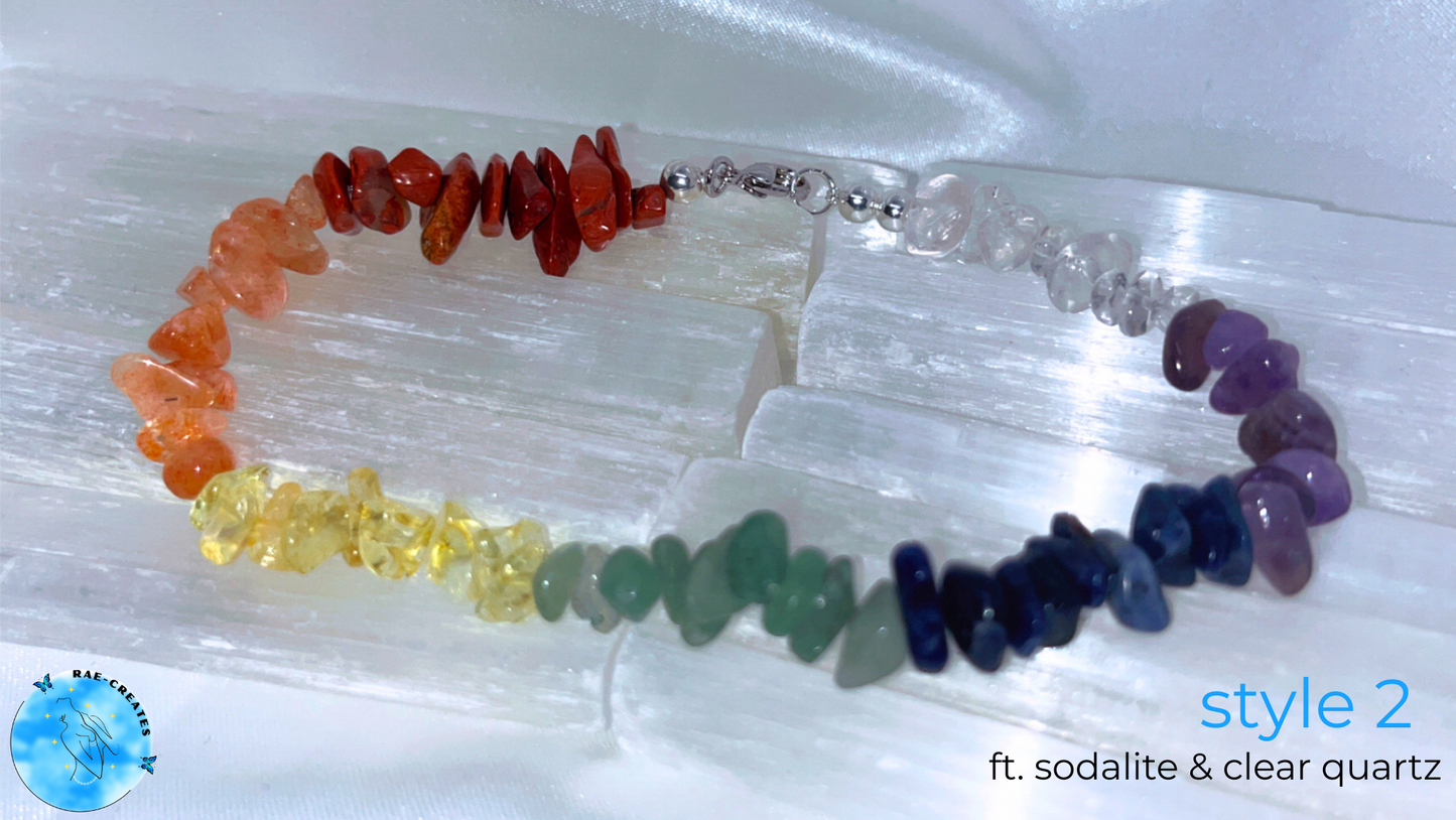 Chakra Crystal Anklet