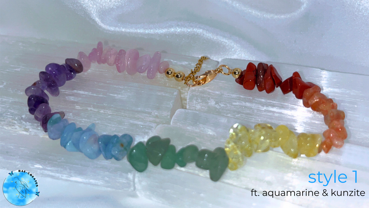 Chakra Crystal Anklet