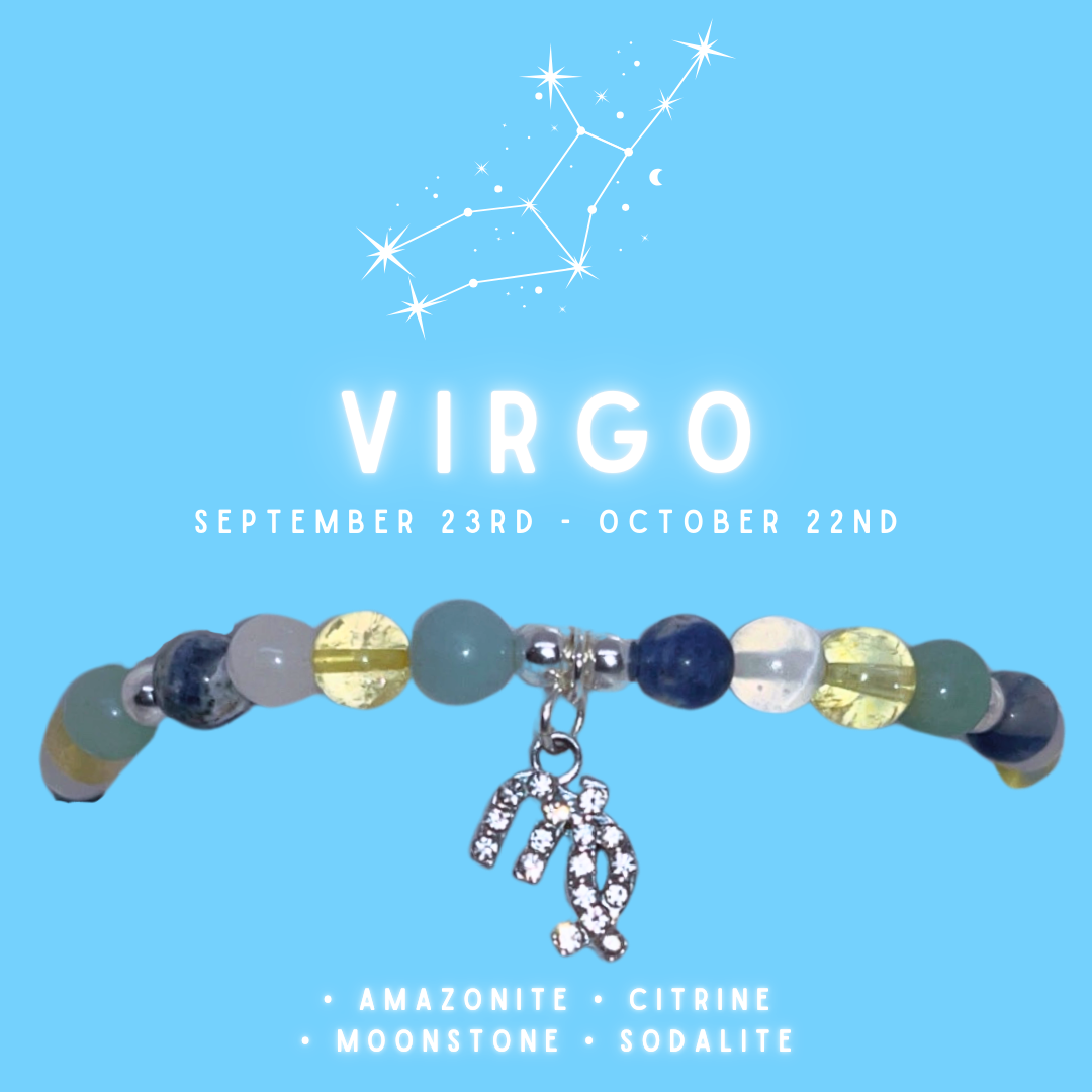 Zodiac Crystal Bracelet (Silver)