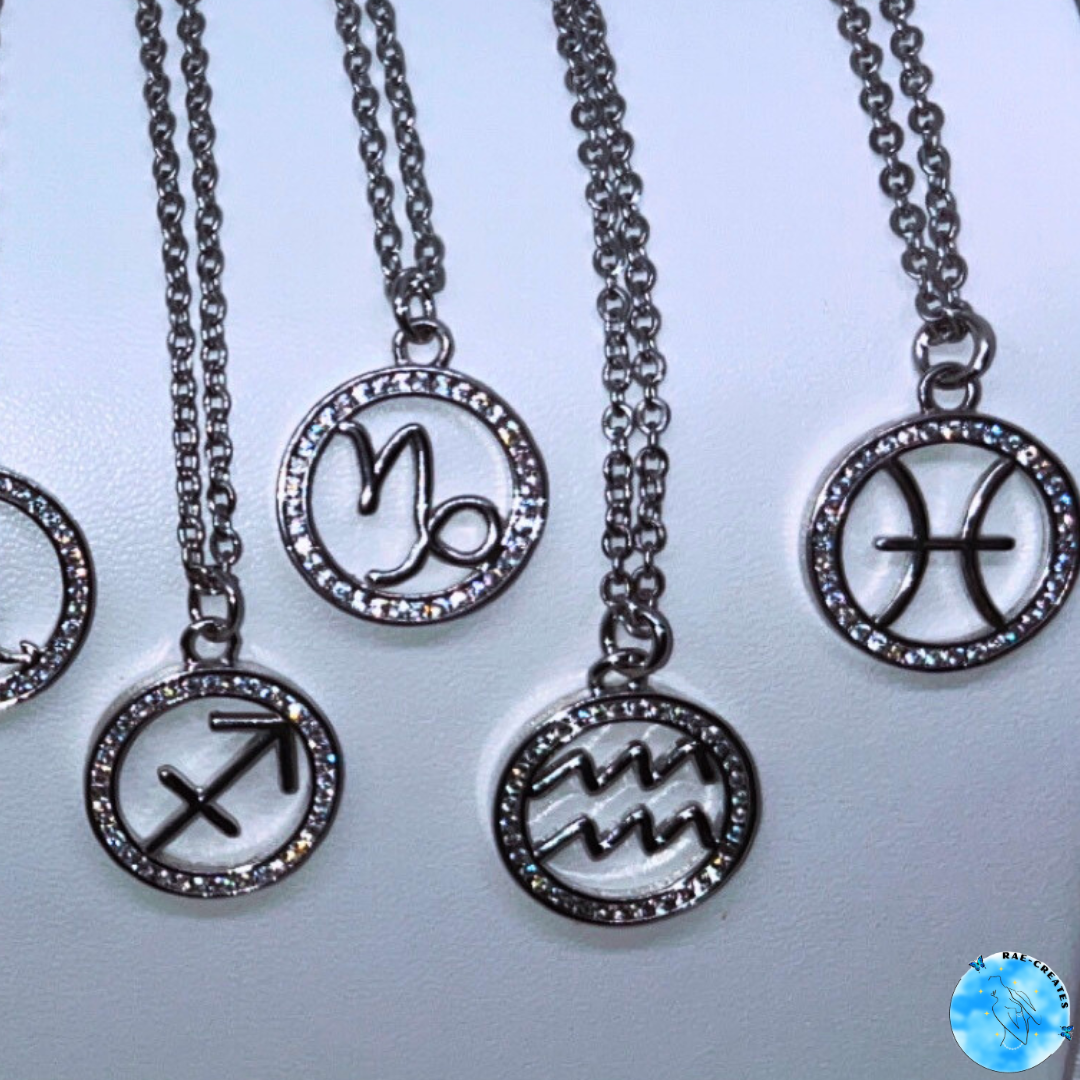 Zodiac Symbol Necklace (Silver)