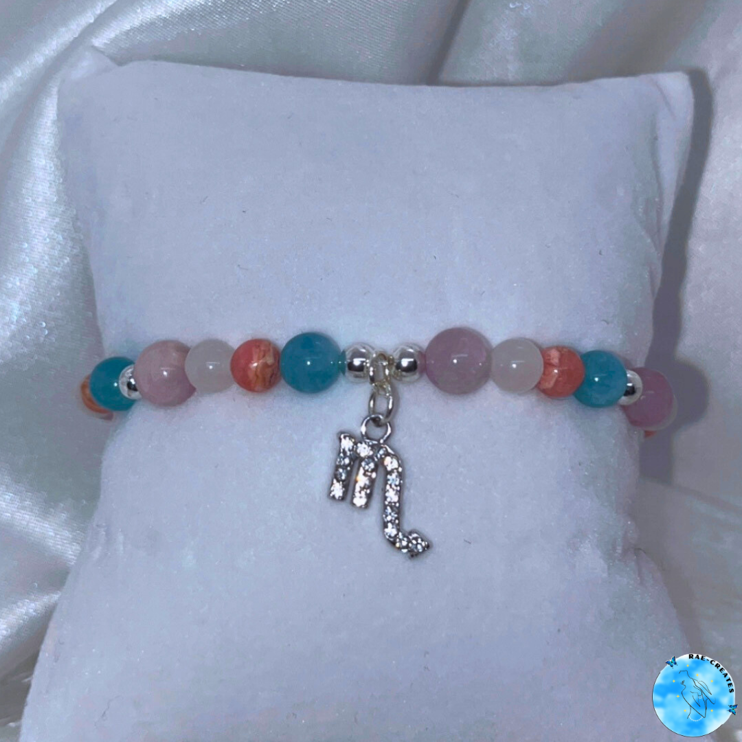 Zodiac Crystal Bracelet (Silver)