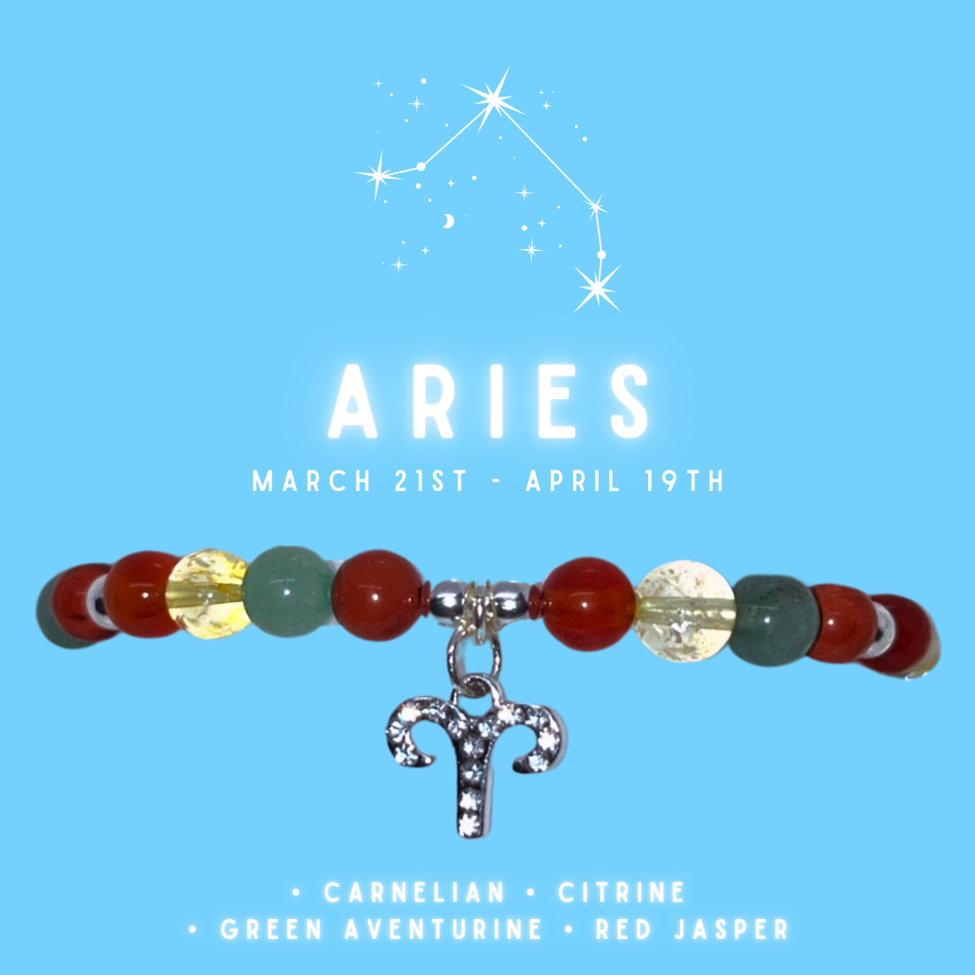 Zodiac Crystal Bracelet (Silver)