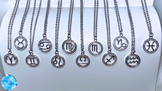 Zodiac Symbol Necklace (Silver)