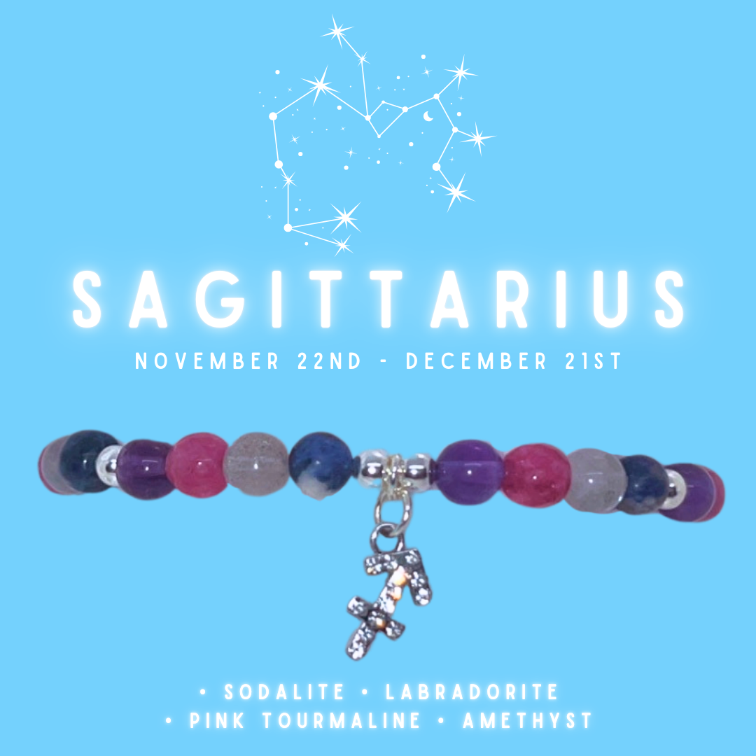 Zodiac Crystal Bracelet (Silver)