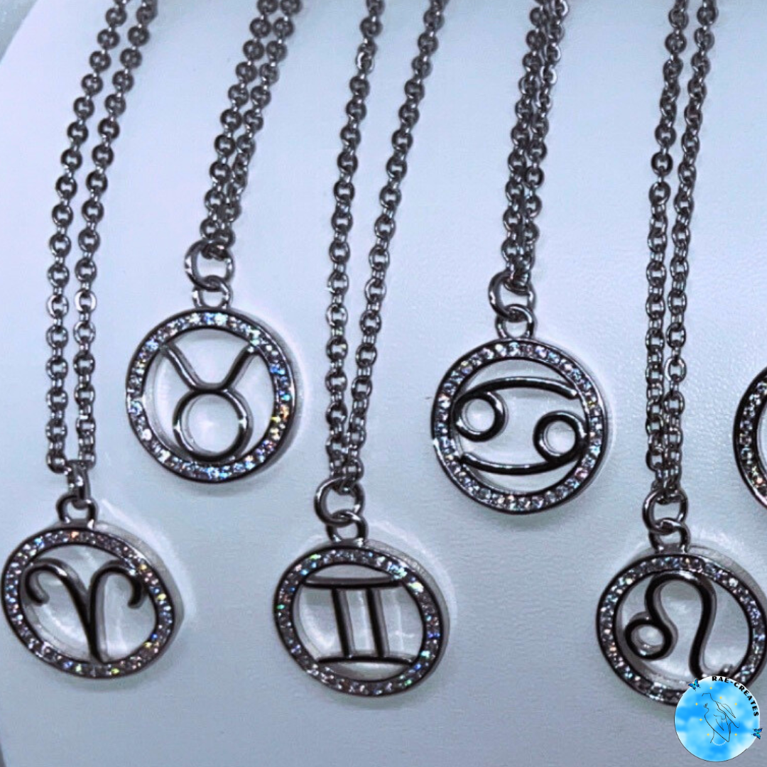 Zodiac Symbol Necklace (Silver)