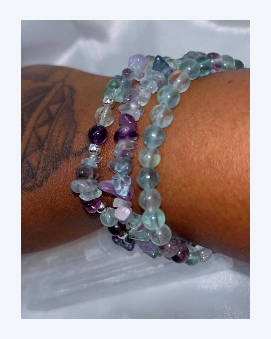 Rainbow Fluorite Bracelet