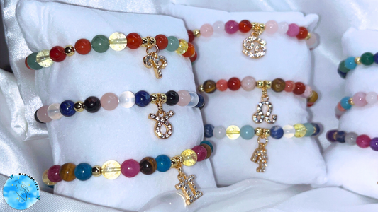 Zodiac Crystal Bracelet (Gold)