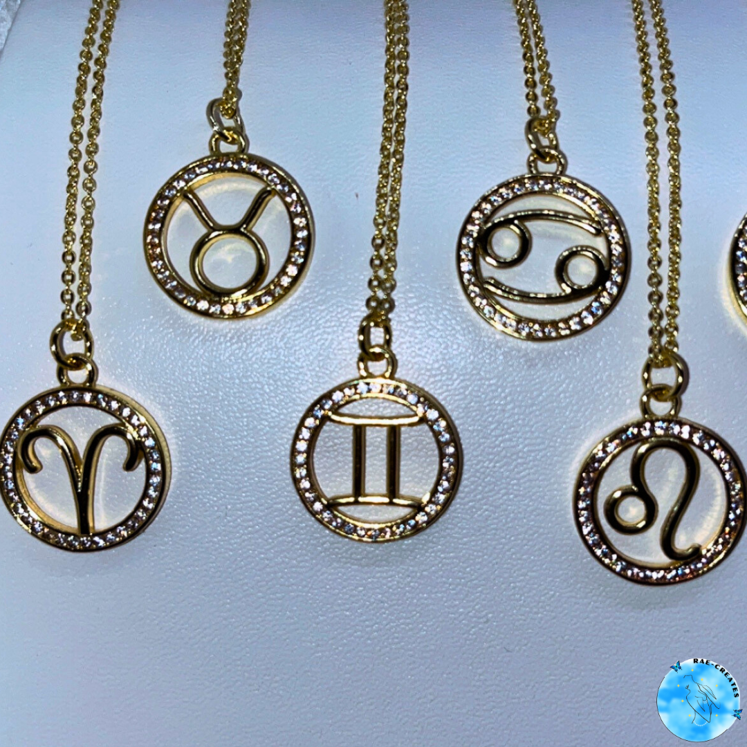 Zodiac Symbol Necklace (Gold)