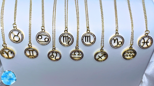 Zodiac Symbol Necklace (Gold)