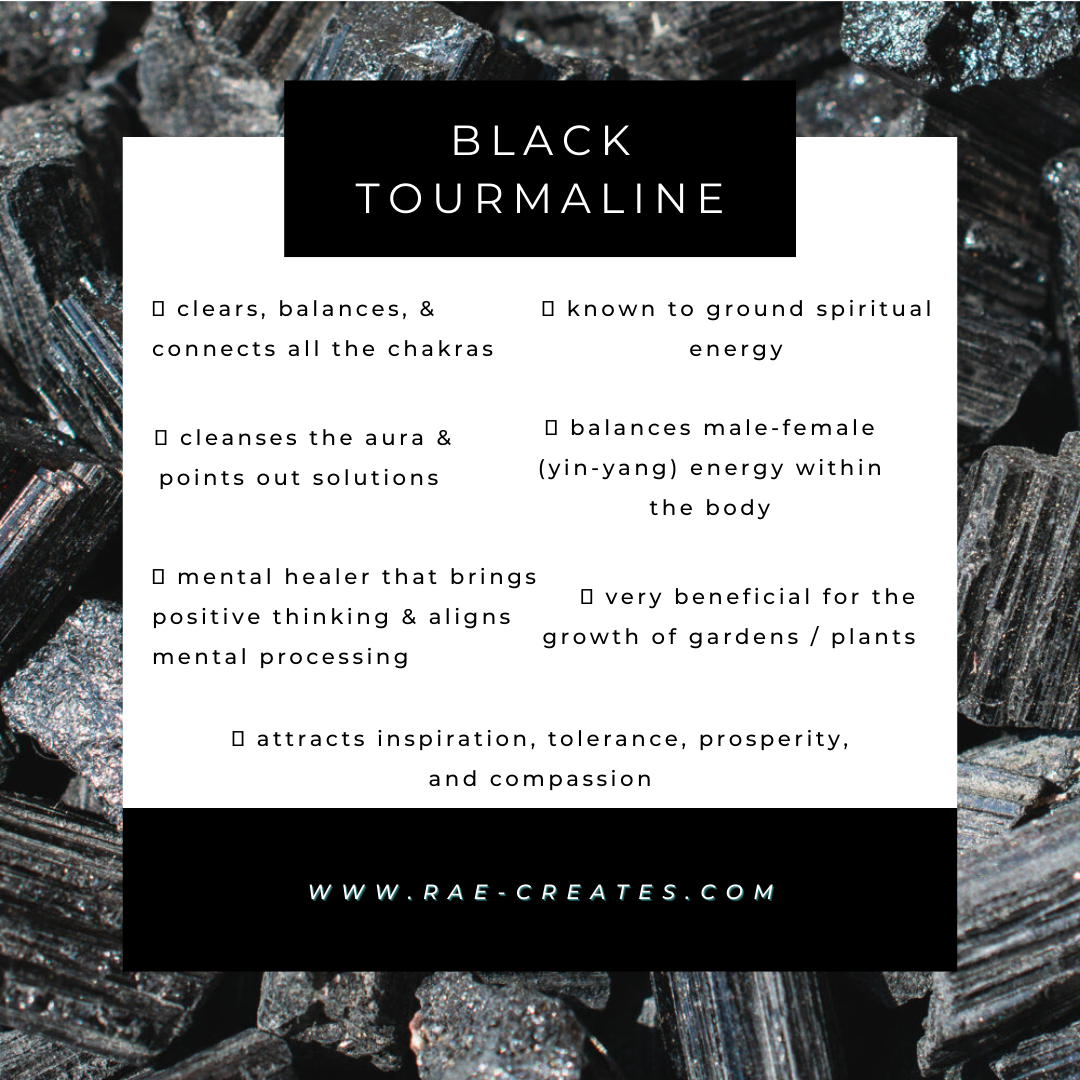 Black tourmaline crystal meaning deals